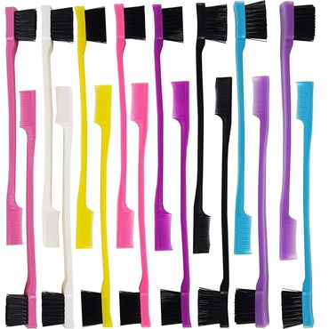 24 pcs Hair Edge Brush, Double Sided Edge Control Hair Comb 