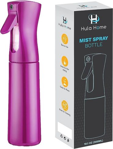 Hula Home Spray Bottle for Hair
Continuous Ultra Fine Mist Sprayer 