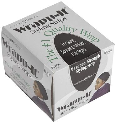 Wrapp-it Styling Strips for Natural Hair Wrap and Molded Styles 