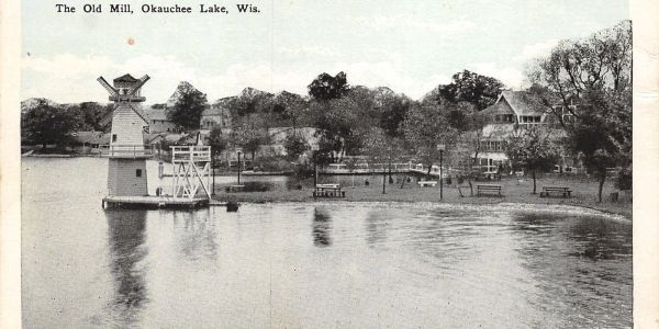 The Old Mill on Okauchee Lake in Wisconsin.