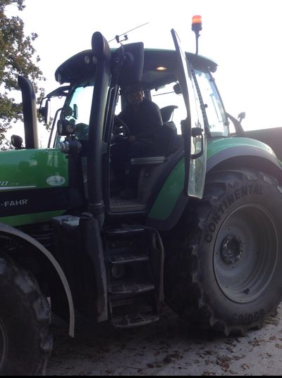 Dan our NPORS instructor on an Agricultural Tractor 