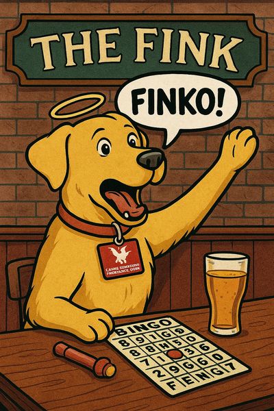 Join Canine Guardians at The Fink at 100 Main St, Napa at 5:30ish for fun and prizes playing BINGO.