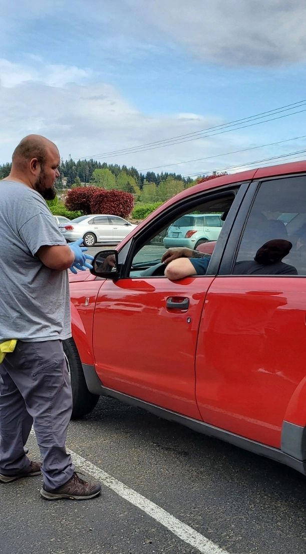 Drive-thru Groceries · March–April 2020 outreach and missions photo 7