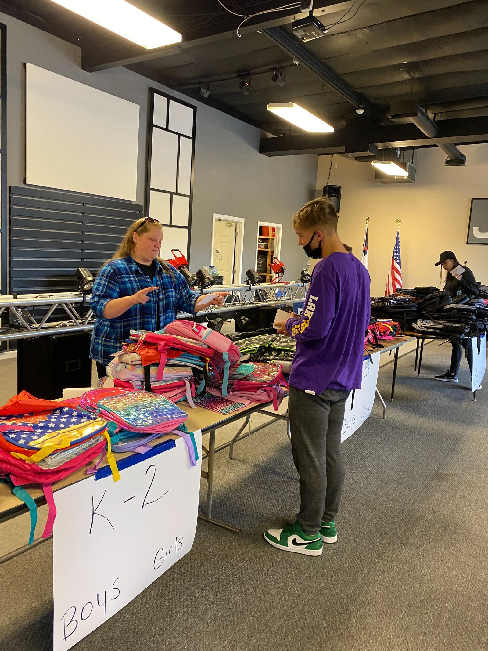 Backpack Giveaway · August 2020 outreach and missions photo 2