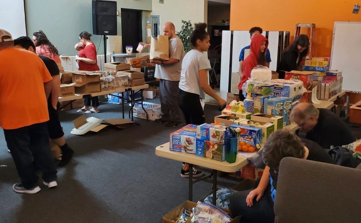 Drive-thru Groceries · March–April 2020 outreach and missions photo 1