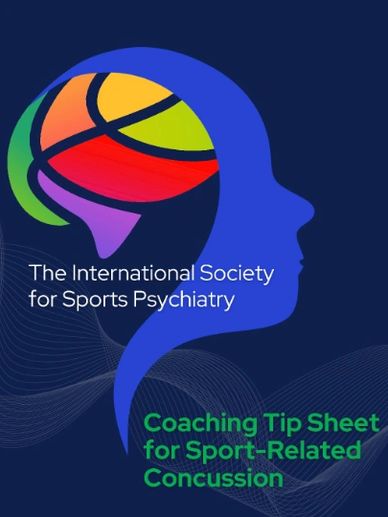 International Society of Sports Psychiatry logo and tip sheet