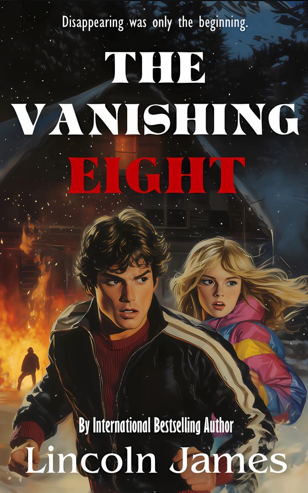Official Cover of The Vanishing Eight by Bestselling Psychological Thriller Author Lincoln James
