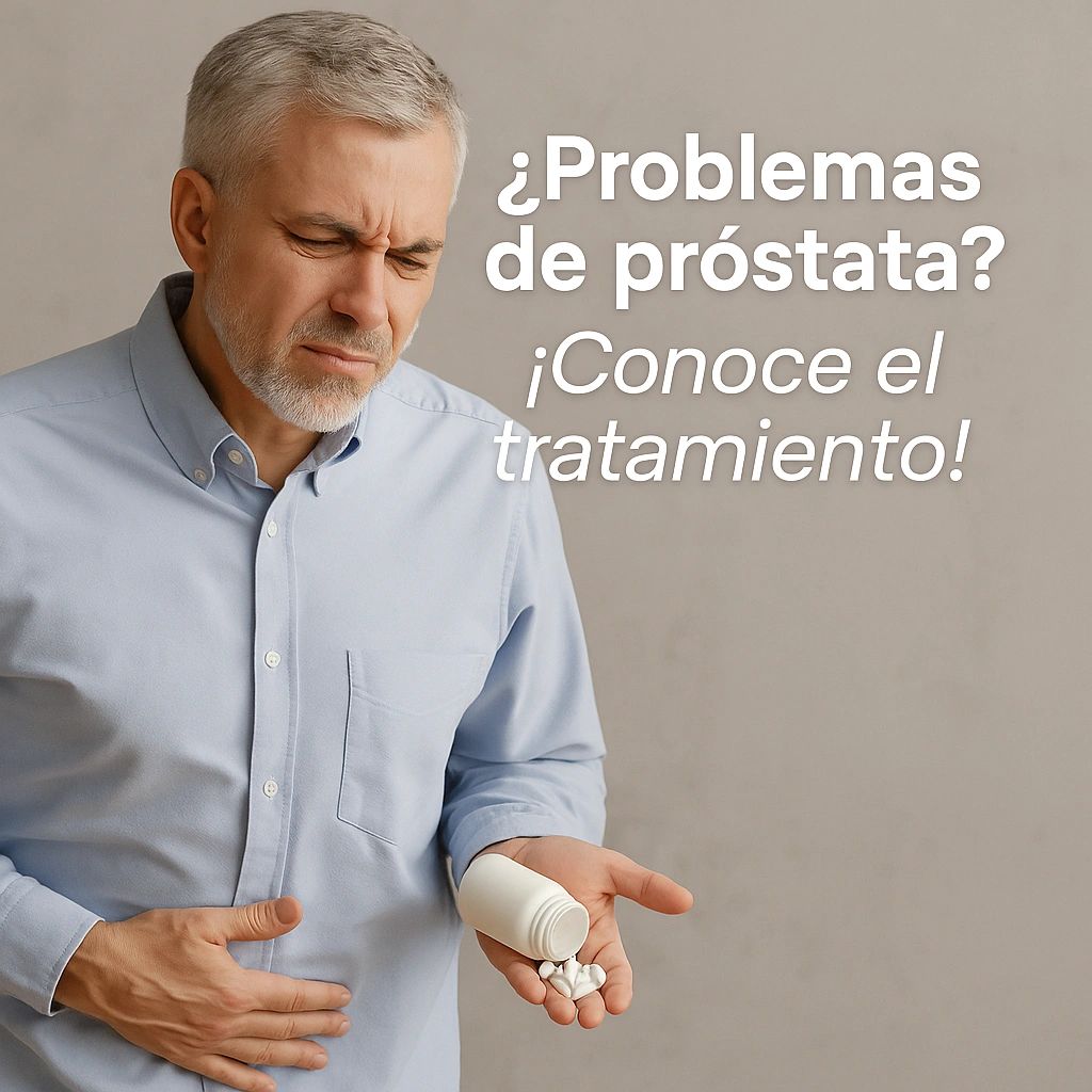 ¿Problemas de próstata ¡Conoce el tratamiento!