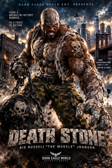 Poster of Death Stone featuring a muscular stone man.