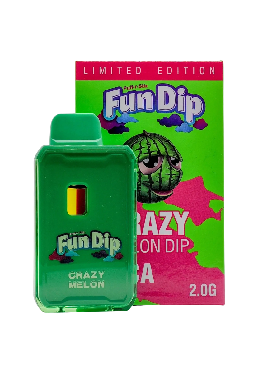 WONKA VAPE | FUN DIP | CRAZY MELON | 2 GRAM | DISPOSABLE WONKA VAPE | FUN DIP | CRAZY MELON | 2 GRAM | DISPOSABLE