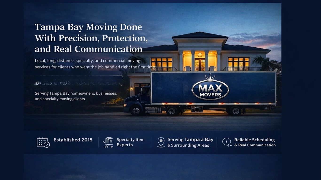 Professional movers in Tampa, FL offering residential, commercial, and long distance moving services with reliable and secure relocation support.