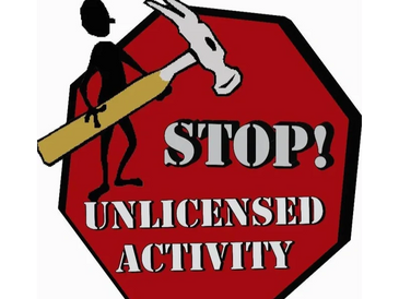 Stop! Unlicensed Activity