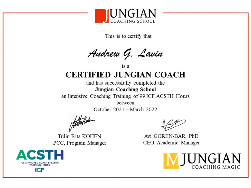 Jungian Coaching Certificate - Jungian Coaching School International.