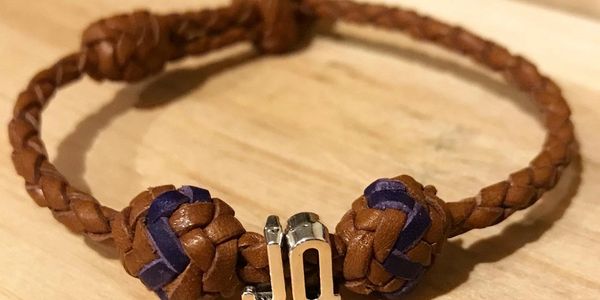 leather braid bracelet jq