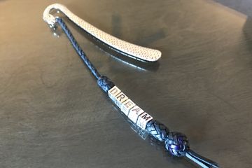 Silver dragon dream beads braided leather