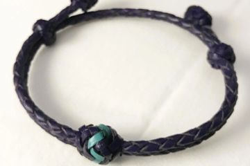 braided leather bracelet