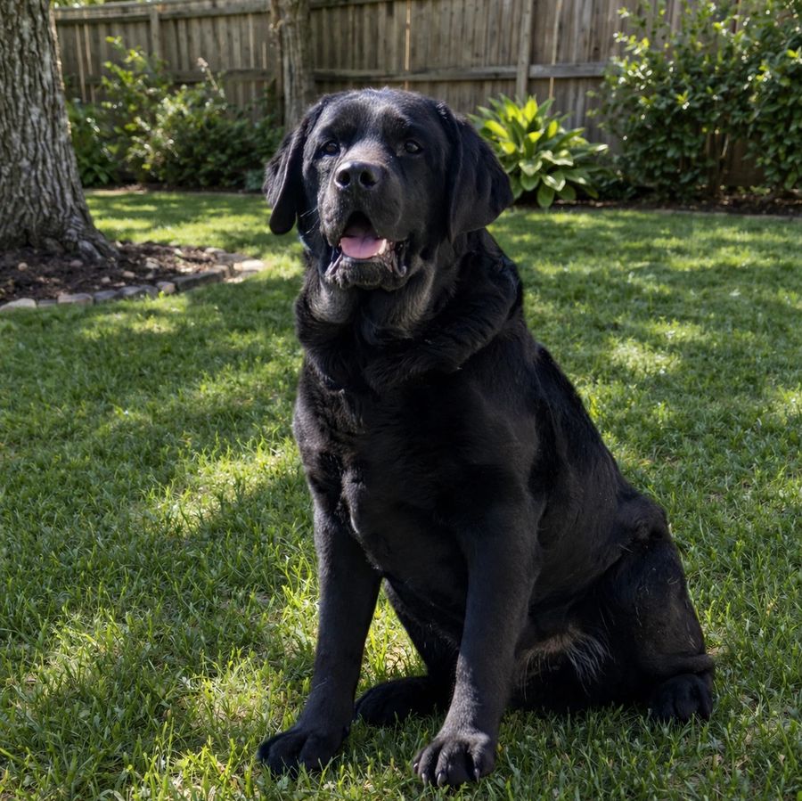Victor Corti Cro, an English Labrador stud imported from Serbia