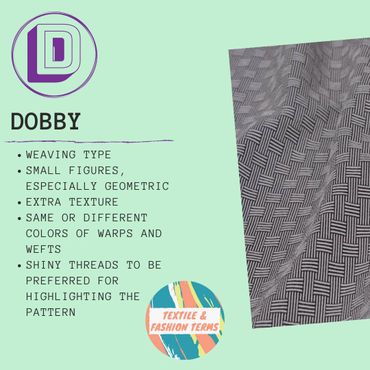 dobby weaving textile fashion terms dictionary glossary