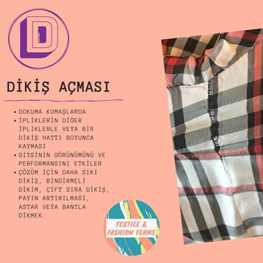 dikiş açması moda tekstil terimleri sözlük sözlüğü 