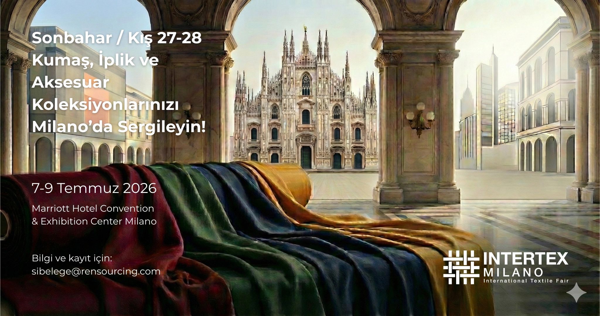 Intertex Milano Unica Italian Fair Service Kumaş Tekstil İplik Aksesuar Düğme Fermuar Fuarı İtalya 