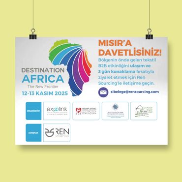 destination africa
kahire mısır
giyim tekstil ev tekstili konfeksiyon üretim fuarı
ren sourcing