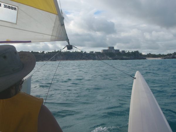 Wheelchair users can sail along the coast in Camp Toucan catamarans.