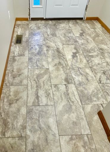 Front door entry floor