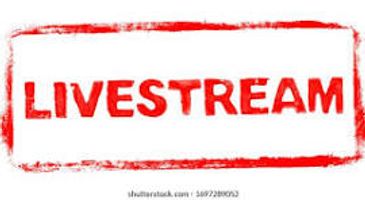 Red stamped word 'LIVESTREAM' in a rectangular border.