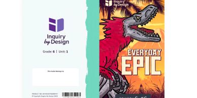 Inquiry by Design Everyday Epic reader and teacher guide, grade and unit front and center on covers