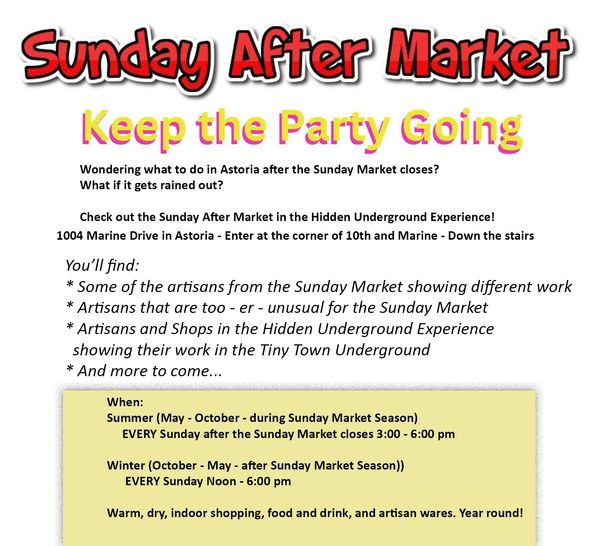 Sunday AFTER Market graphic