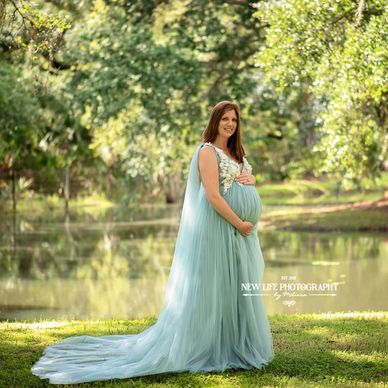 Fall Rainbow Chiffon {Promise} Maternity Overbelly Skirt – Chicaboo