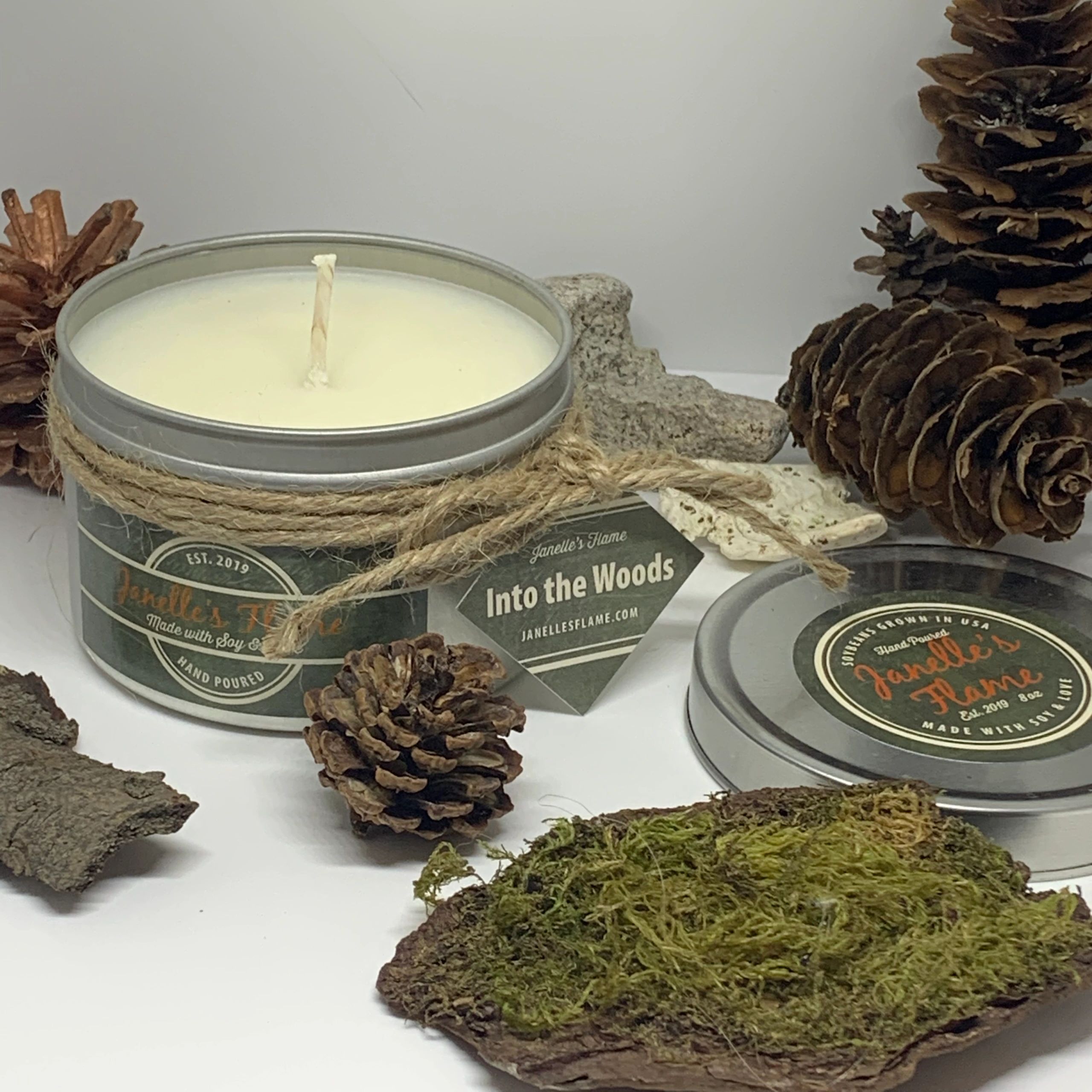 Janelle’s Flame Soy Candles, Candles, Candle Store