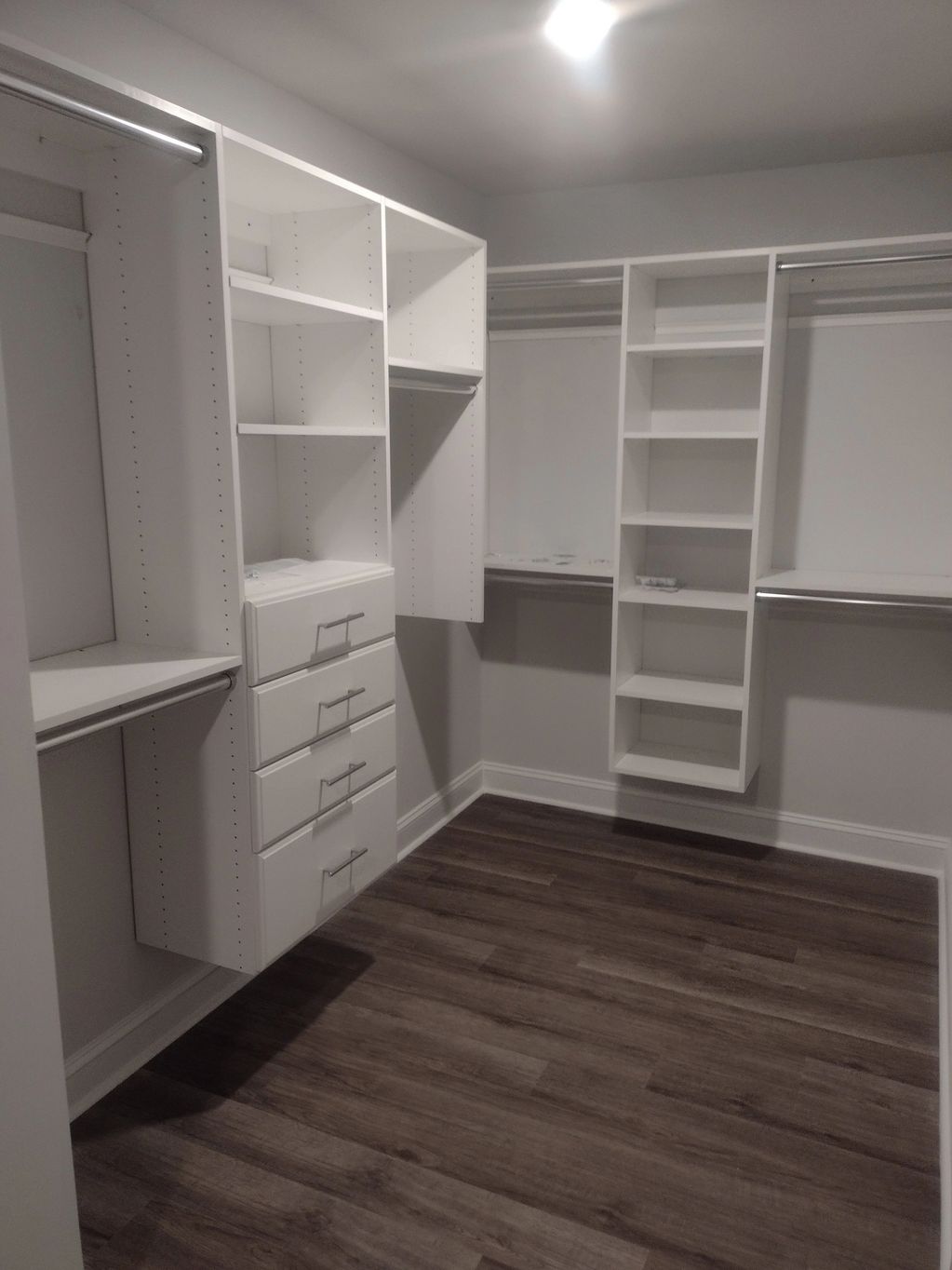 Finished pic of half the closet.