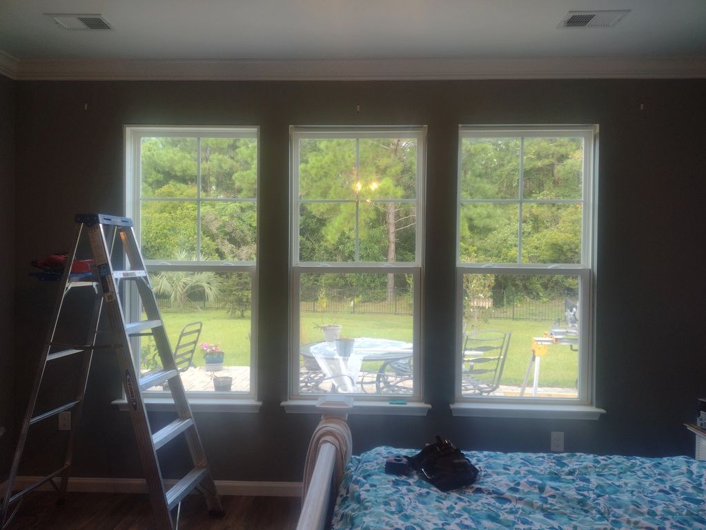Window before the trim
