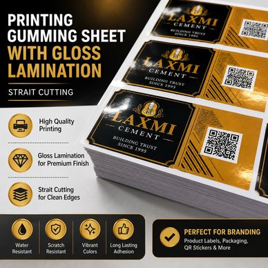 Printing On Normal Gumming Sheet 