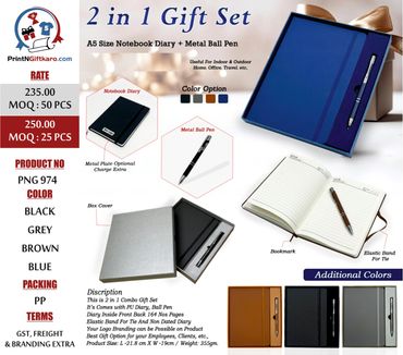 2 in 1 Premium Gift Set Crafted for executives, employees, clients, and promotional gifting.