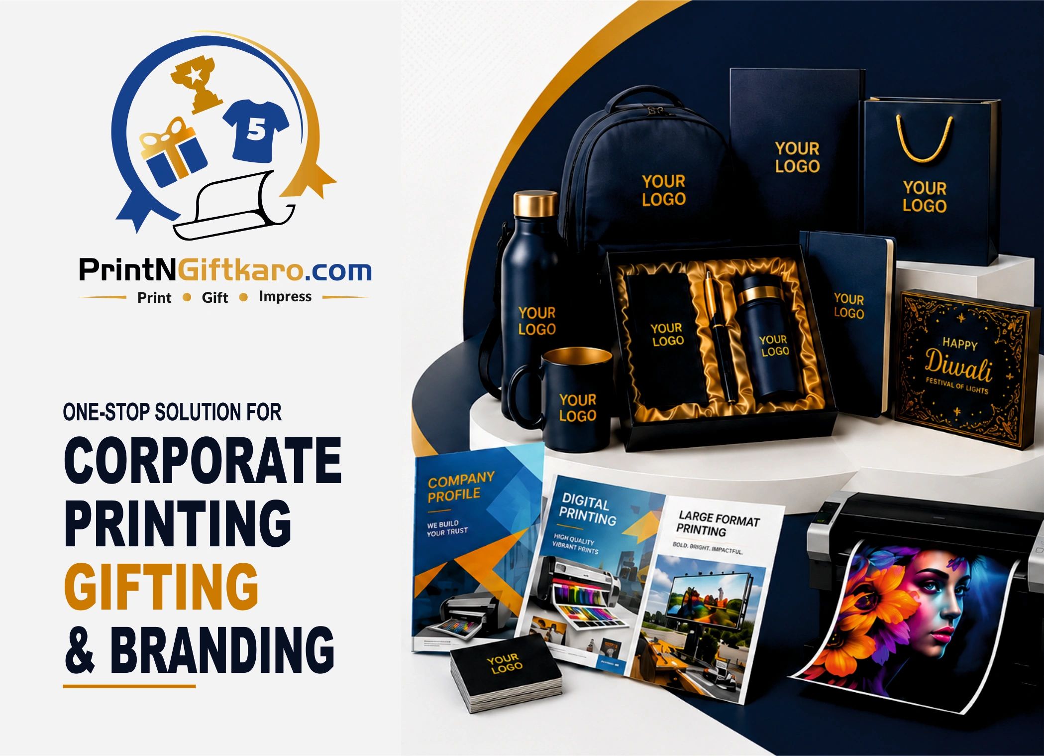 Printngiftkaro.com - One stop solution for corporate printing, gifting & Branding.