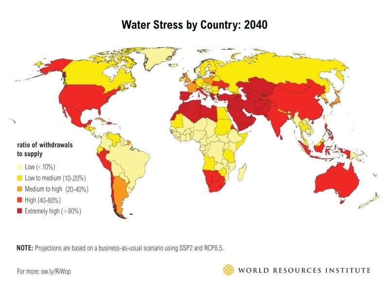 Mapping the future of water security