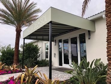 Fabric Vinyl Awnings metal awnings tampa fl