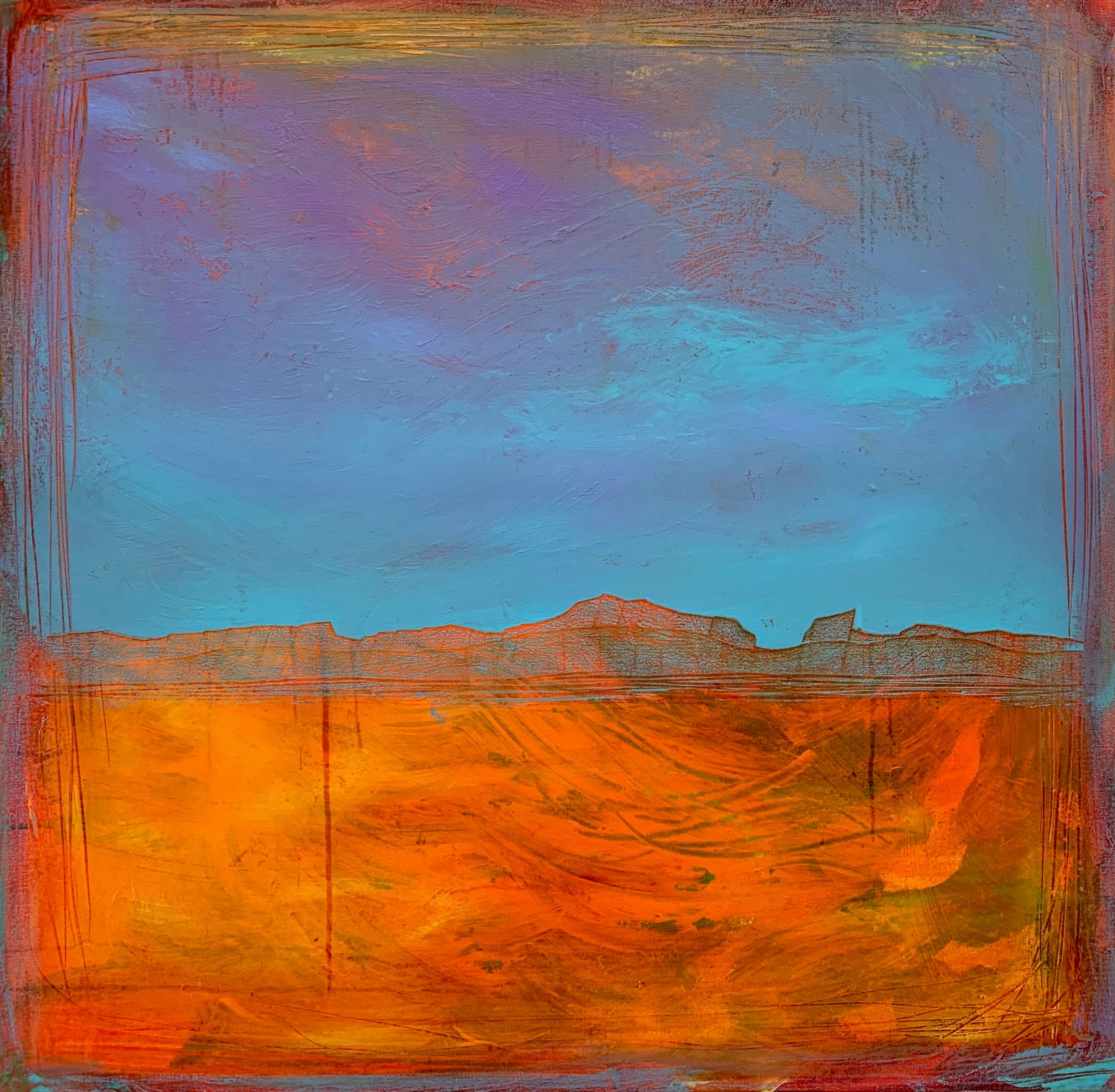 Original acrylic on canvas painting by Ricco DiStefano. With thick gallery-wrapped edges.