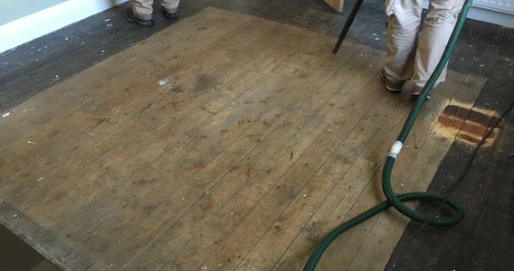 Pine Floor sanding