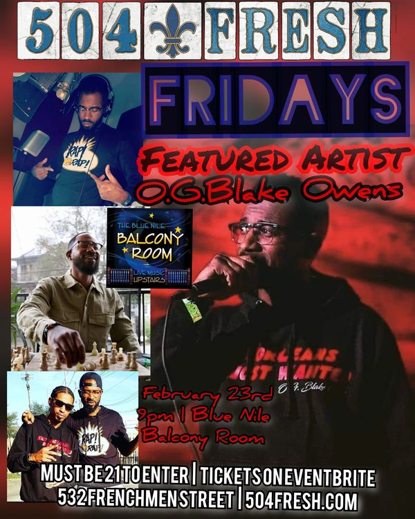 504FRESH Friday Concert Series Features O.G.Blake Owens and JAYARSON.