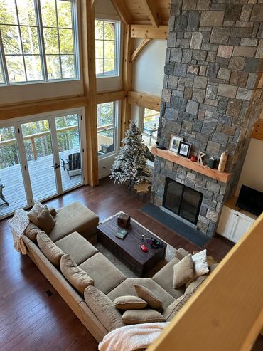 View of Great Room from the loft.