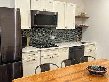 Lower level kitchenette