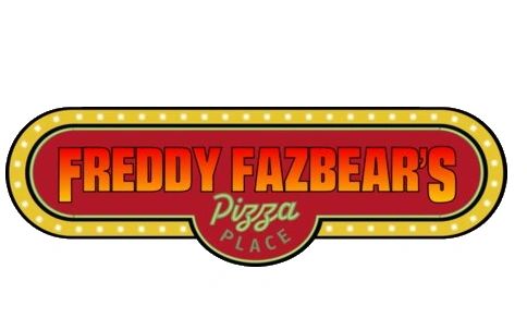 Logo of Freddy Fazbear's Pizza Place with retro design.