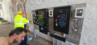 Thank you to the City of Lawrence Parking Department for their efforts! 