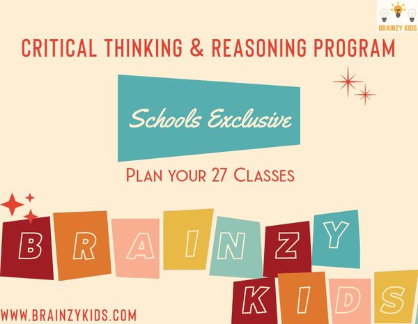 critical thinking and reasoning program for school kids