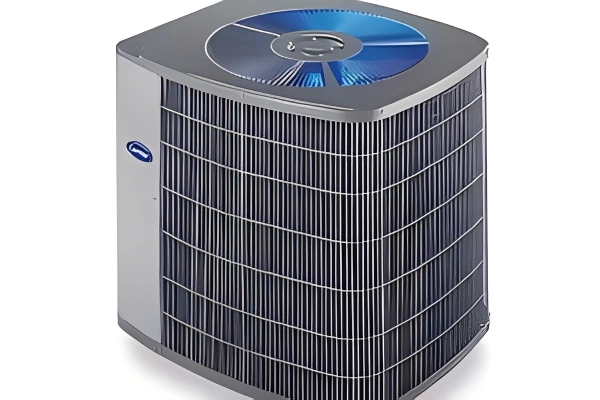 A large, modern outdoor air conditioning condenser unit.