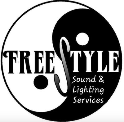 Yin-yang logo with 'Freestyle Sound &amp; Lighting Services' text.