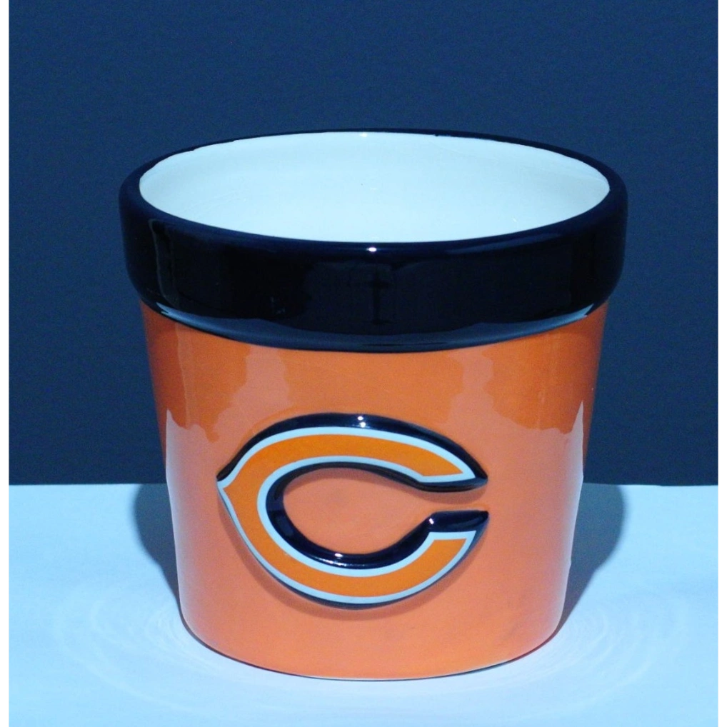 Chicago Bears 4.5 inch Flower Pot NFL Team Planter t by Forever Collectibles for garden or patio